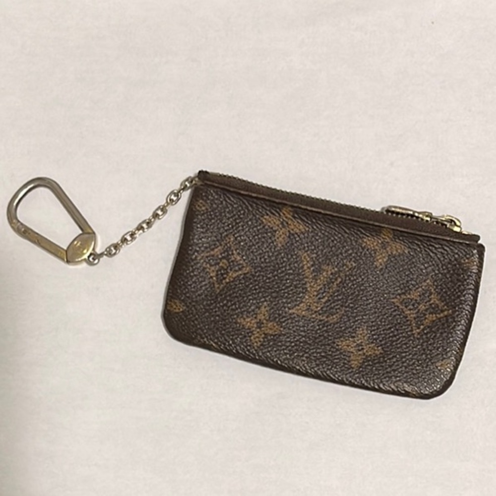 Louis Vuitton Brown Monogram Key Pouch